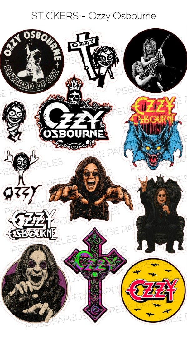 Producto - Stickers Ozzy Osbourne