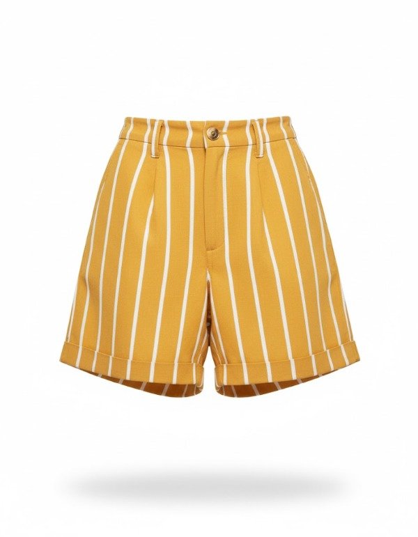 Producto - Short Paún Mostaza