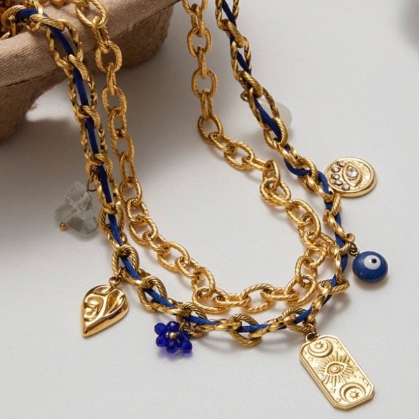 Producto - Collar Cristal con varios dijes