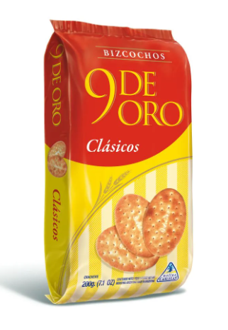 Producto - Bizcochos de grasa 9 de Oro Clásico 200gr