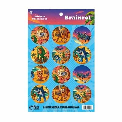 Producto - Stickers Brainrot 24 Unidades