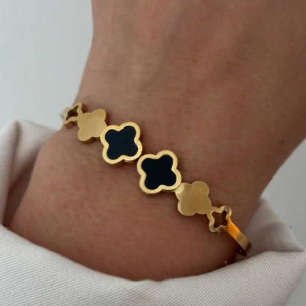 Producto - Pulsera Esclava Van Cleef Gold Waterproof