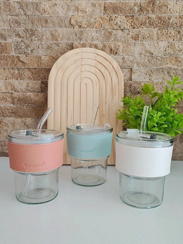 Producto - Vaso tipo Starbucks de vidrio