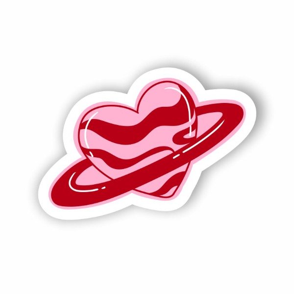 Producto - ST00671 Corazon planeta rosa