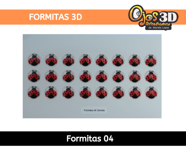 Producto - Vaquitas de San Antonio formitas 3D art 04