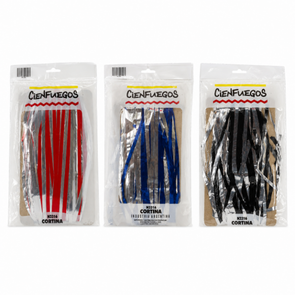 Producto - Cortina bicolor metalizada 1mt x 2mts - 5