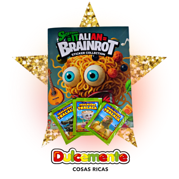Producto - COMBO ITALIAN BRAINROT - ÁLBUM + 3 PAQUETITOS FIGUS