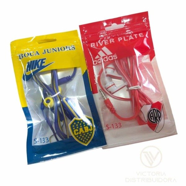 Producto - Auricular Boca-River en bolsa