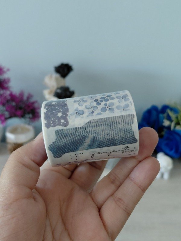 Producto - Washis - Plant poem celeste pastel #001