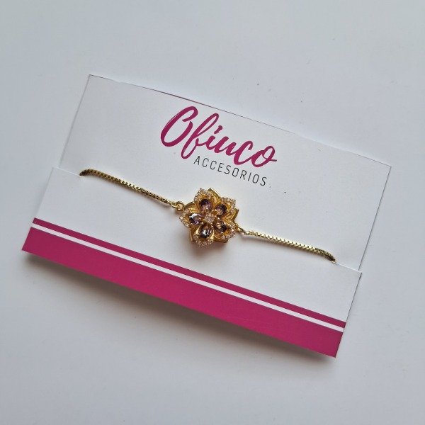 Producto - Pulsera flor giratoria I