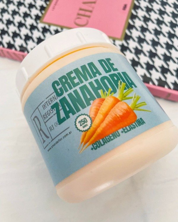 Producto - Crema de Zanahorias con Colágeno, elastina y vitamina E