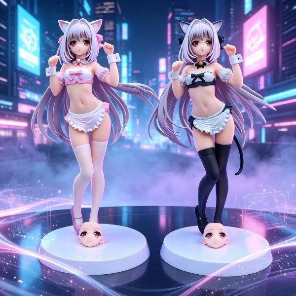 Producto - Figura Luna Sakurakouji  Maid ,escala 1/6 (ingrese para elegir) - 1