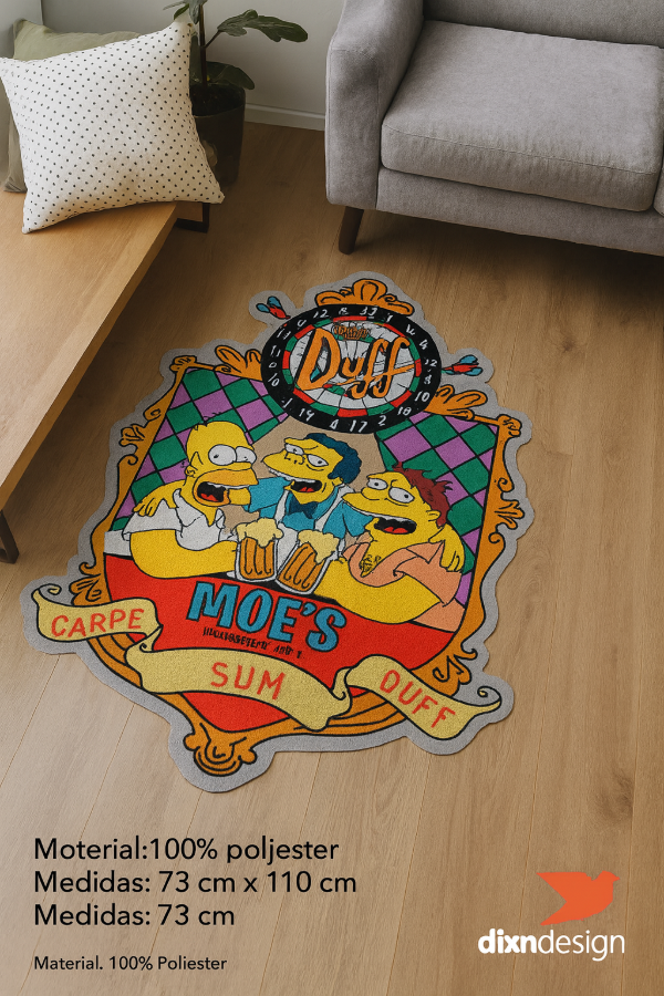 Producto - Alfombra Simpsons - Piso con sabor a cerveza Duff + Regalo