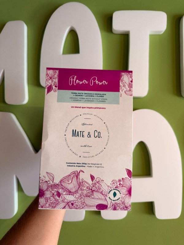 Producto - Blend Yerba Flower Power Bolsita 220gr Mate y Co