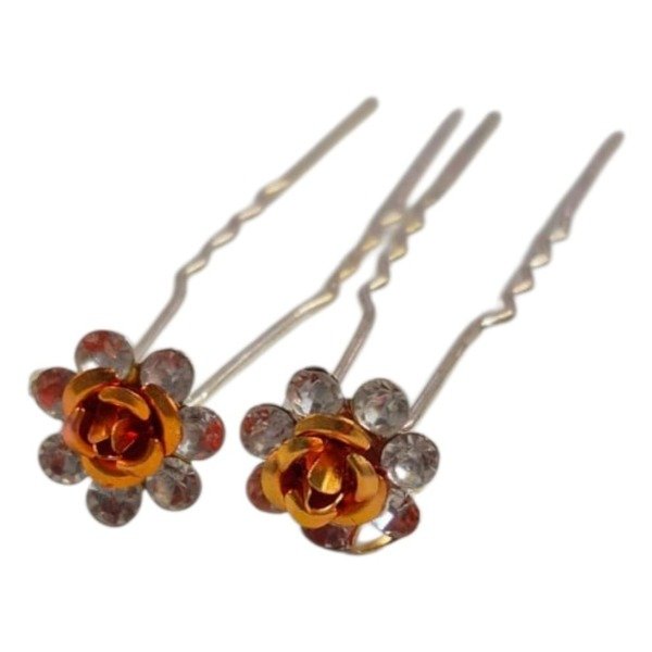 Producto - HORQUILLA FLOR NARANJA X2