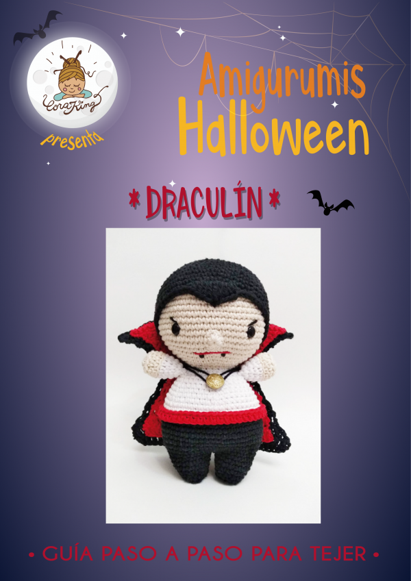Draculín - Patrón en PDF - Universo Cora King