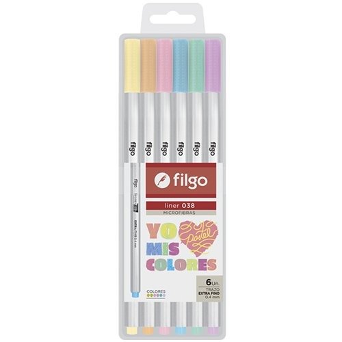 Producto - Microfibras Pastel x6 FILGO