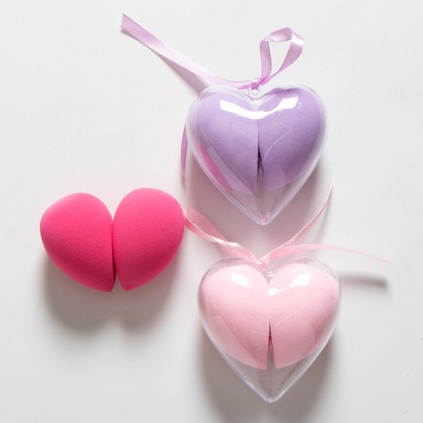 Producto - Set de 2 esponjas con estuche de corazón