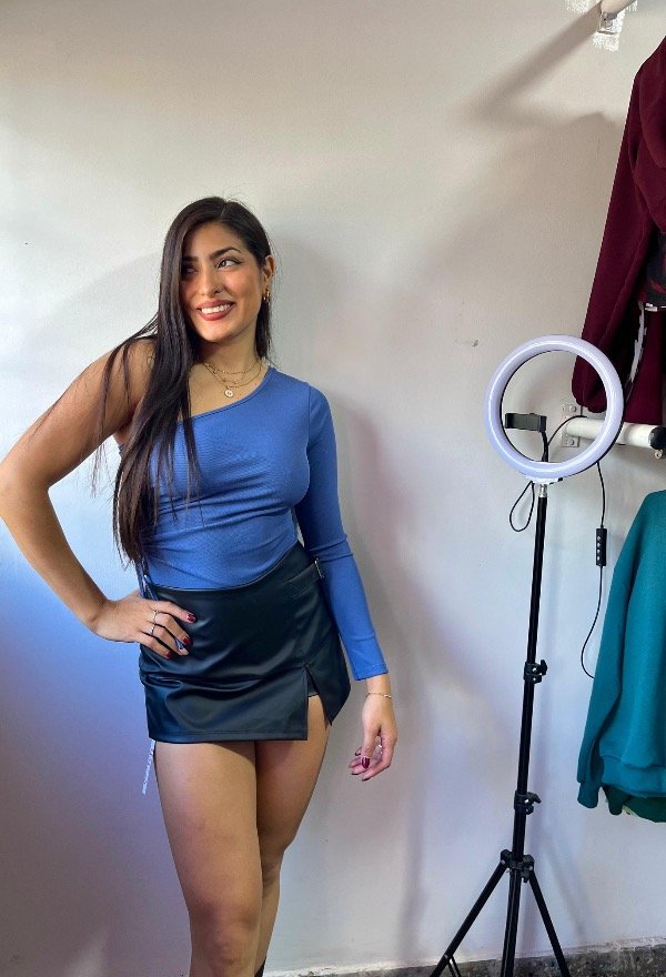 Producto - Manga frunce AZUL
