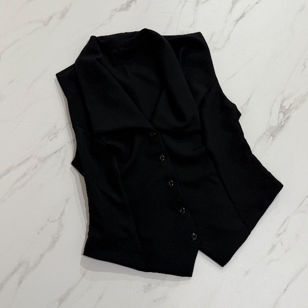 Producto - Chaleco sastrero negro basico