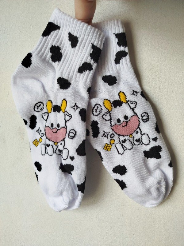 Producto - Soq 1/4 cow blanca con negro