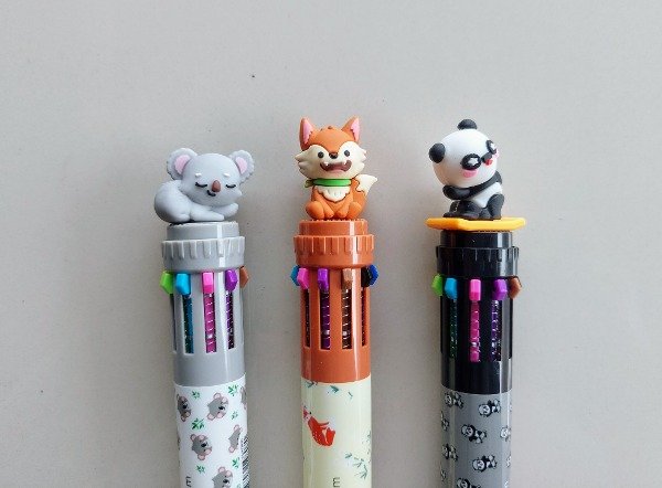 Producto - Bolígrafo Multicolor de Animales Diez Colores