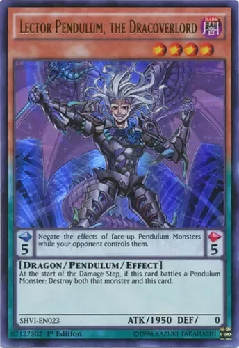 Producto - Lector Pendulum, the Dracoverlord - SHVI-EN023 - Ultra Rare - 1st Edition NM YuG