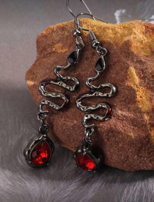 Producto - Aros snake peltre