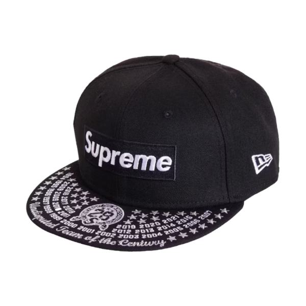 Producto - Supreme Undisputed Box Logo New Era Fitted Hat Black