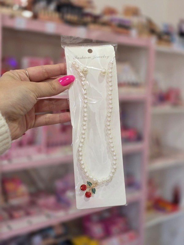 Producto - Cadenita de perlas con arito