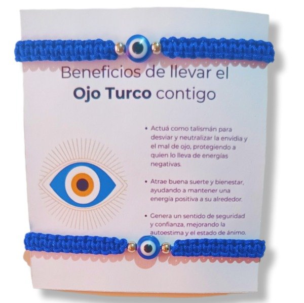 Producto - Pulsera ojo turco azul