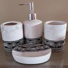 Producto - JUEGO DE BANO CERAMICA 4PCS 108654