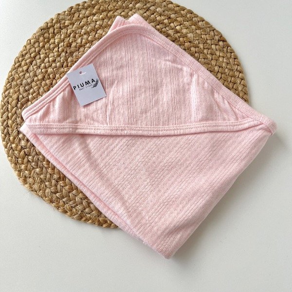 Producto - Manta recibidora Rosa bebé - 0
