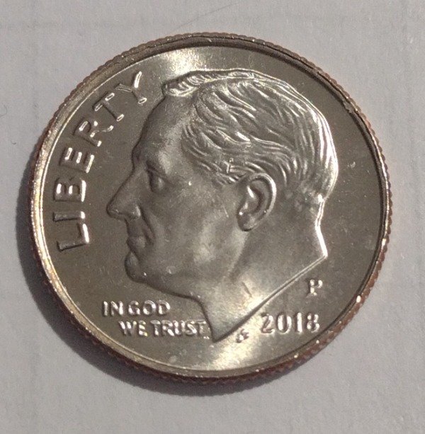 Producto - Estados Unidos one dime 2018 ceca P