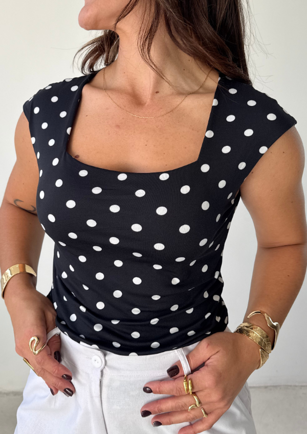 Producto - Remera PERLA - Negro/Blanco - 1
