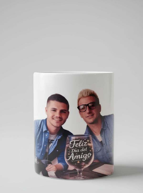 Producto - Taza Día del amigo- Icardi y Maxi López