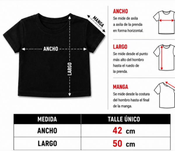 Producto - Baby Tee Zapatos de Tango - Negra - 5