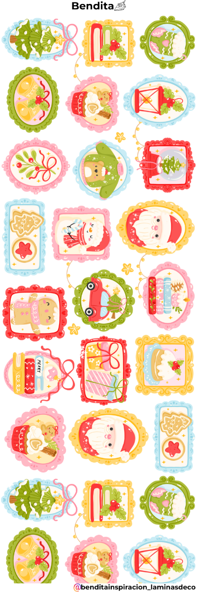 Producto - Bendita UV 005 fondo navideño