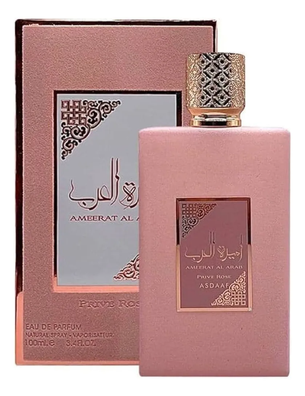 Producto - Perfume Asdaaf Ameerat Al Arab Prive Rose Alternativo 100ml Alternativo