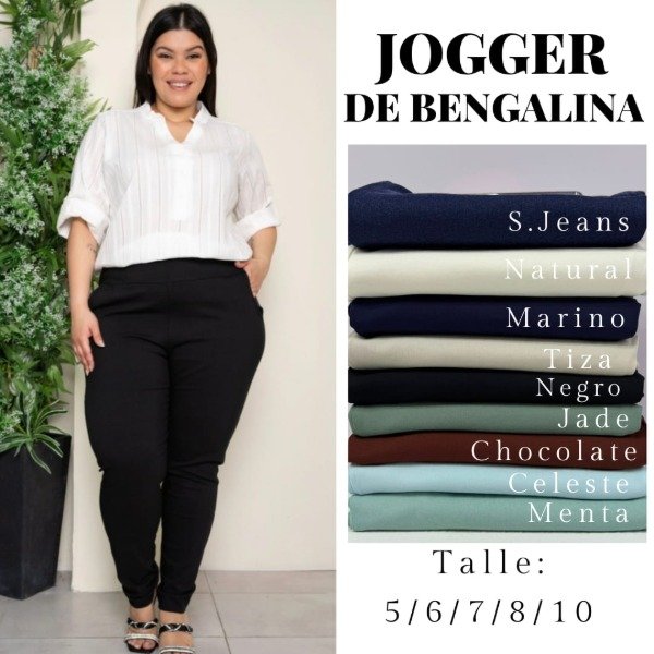 Producto - LINEA TALLES ESPECIALES Jogger de bengalina