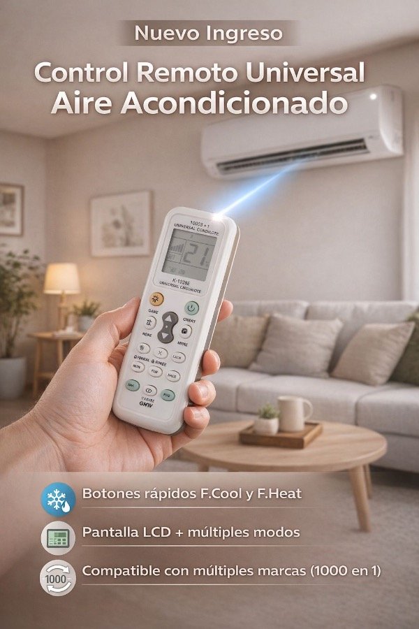 Producto - CONTROL REMOTO AIRE ACONDICIONADO