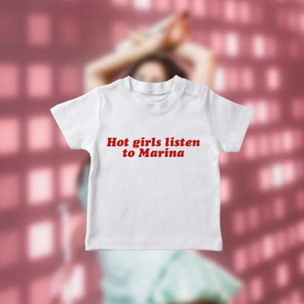 Producto - Baby Tee-  hot girls listen to marina - 0