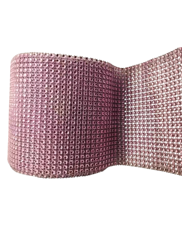 Producto - PLANCHA DE STRASS X METRO ROSA FALSO STRASS PARA COSER O PEGAR