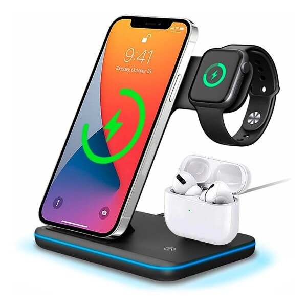 Producto - estacion de carga apple watch, iphone y airpods