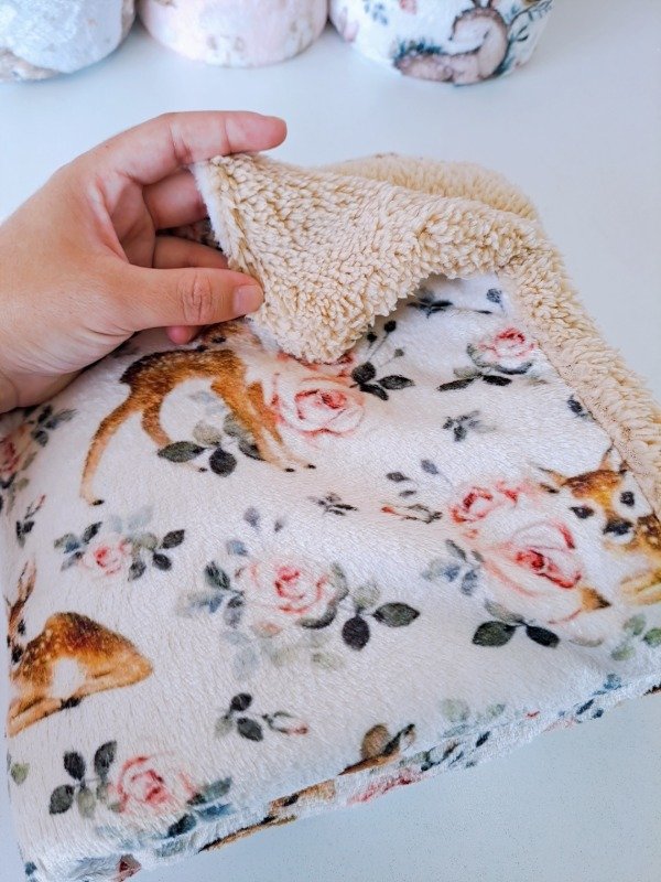 Producto - Manta doble soft CIERVO FLOR