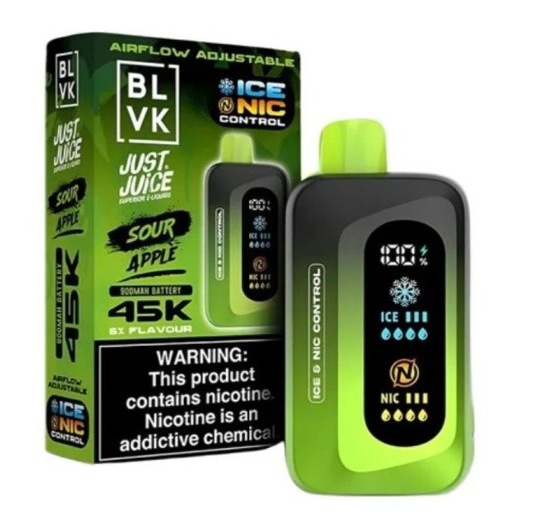 Producto - BLVK Just Juice 45k Puff Sour Apple