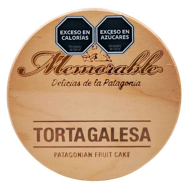 Producto - Torta Galesa Memorable - 500 grs Caja de Madera