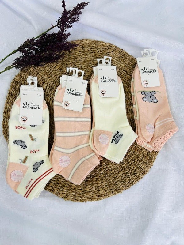 Producto - Art D321- AMANECER- Docena Media Soquete Mujer COLOR 1