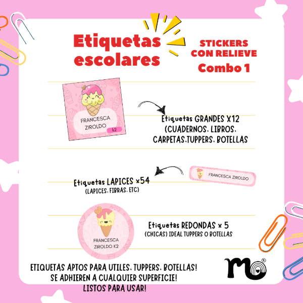 Producto - Stickers con relieve