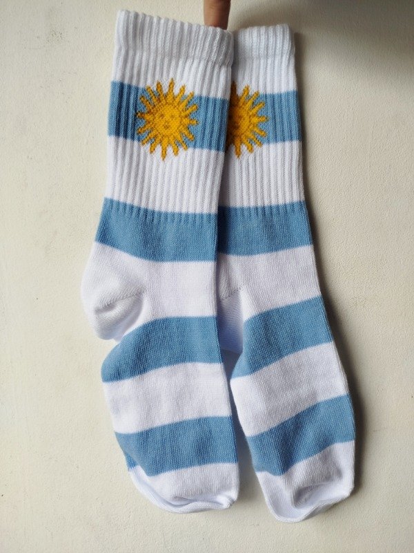 Producto - Tenis Arg rayas celeste sol patrio